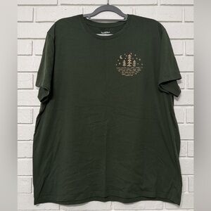 Goodfellow & Co men’s tee. XXL. Logo on front. Graphic on back.